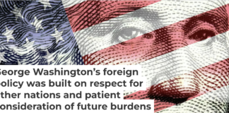 George Washington believed restraint was the truest measure of American national interest. Elizabeth Fernandez/Getty Images